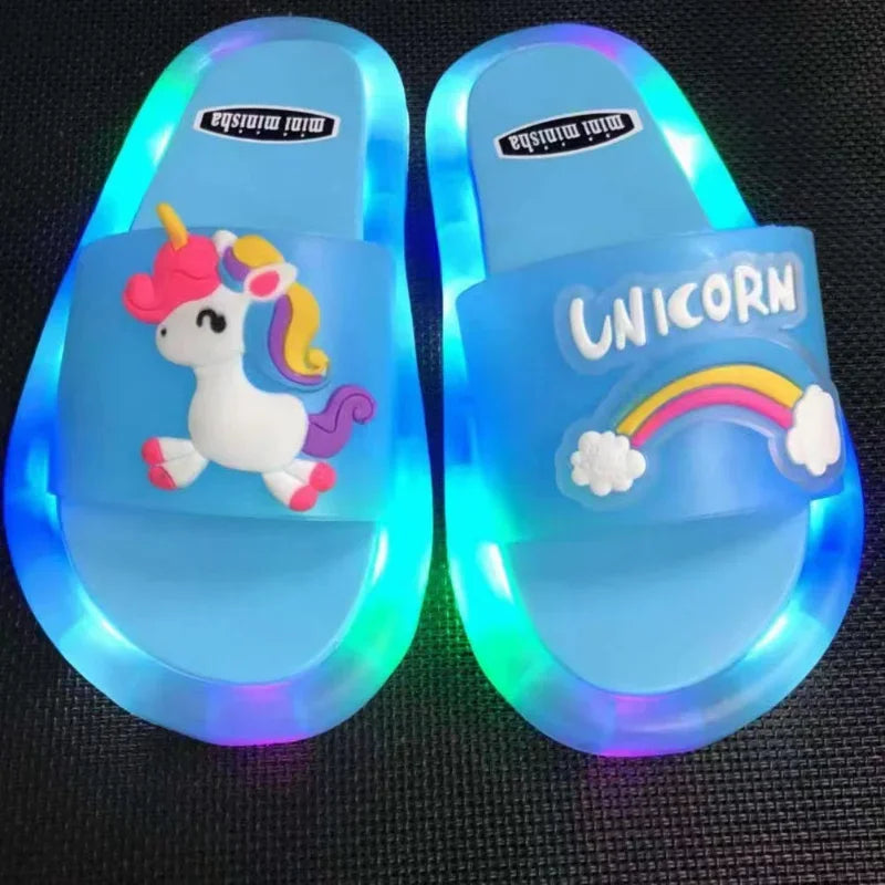 Chaussons Enfants Licorne LED - SandaleLicorne