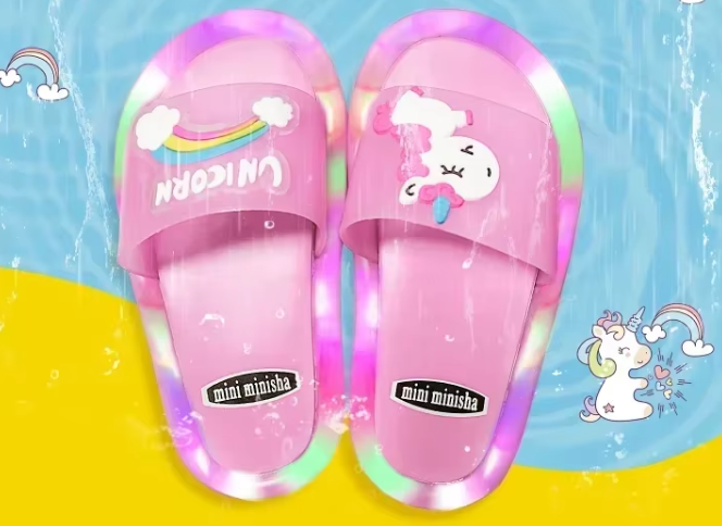 Chaussons Enfants Licorne LED - SandaleLicorne