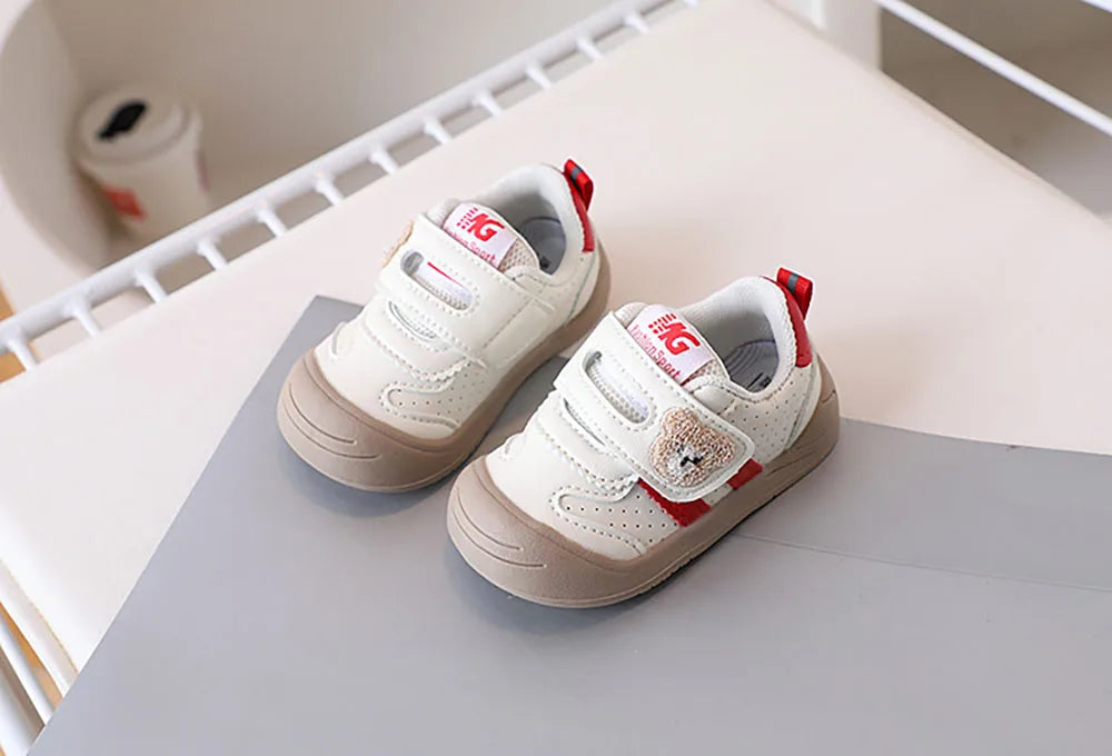 Chaussures Bébé PU Cuir – Baskets Souples et Ergonomiques pour Nouveau-Né, Filles et Garçons, Premiers Pas