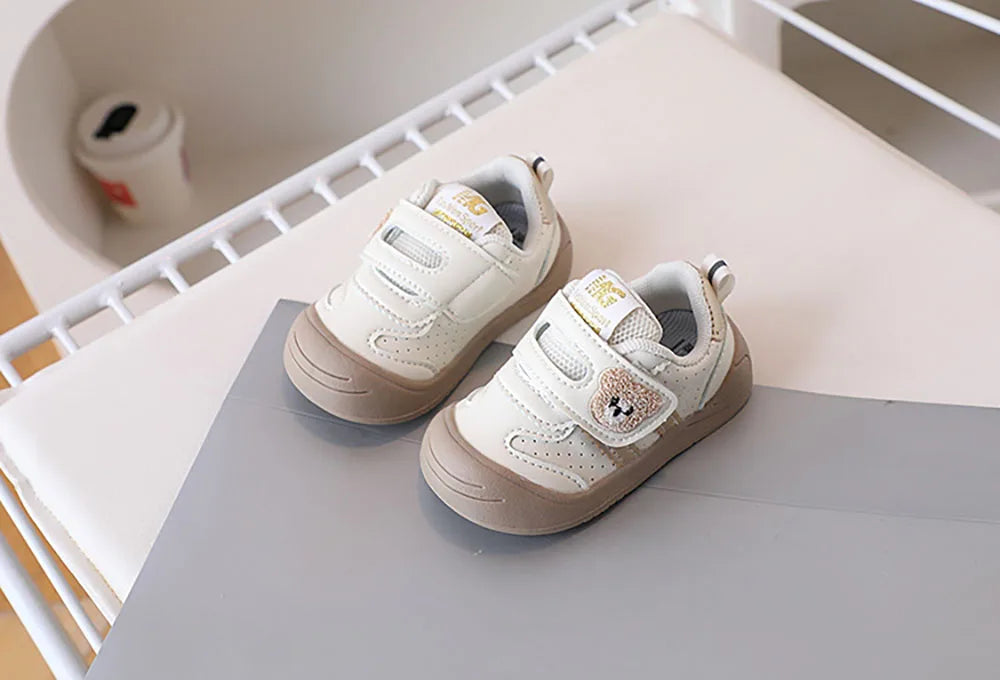 Chaussures Bébé PU Cuir – Baskets Souples et Ergonomiques pour Nouveau-Né, Filles et Garçons, Premiers Pas