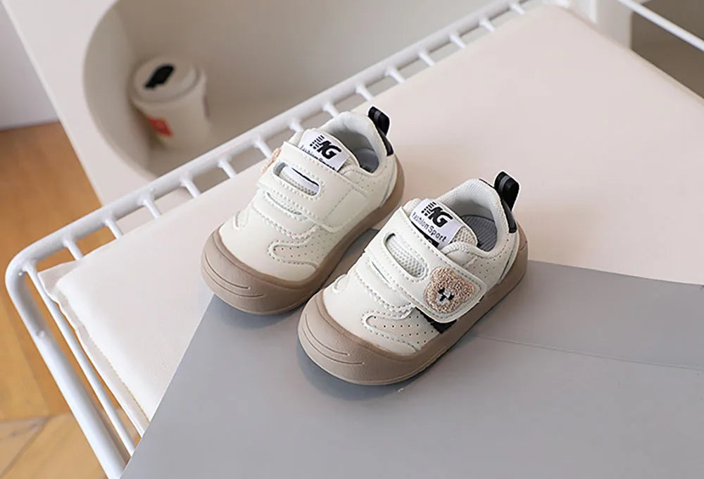 Chaussures Bébé PU Cuir – Baskets Souples et Ergonomiques pour Nouveau-Né, Filles et Garçons, Premiers Pas