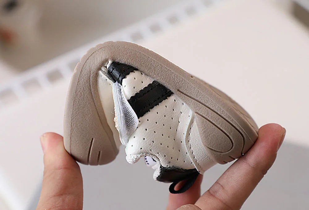 Chaussures Bébé PU Cuir – Baskets Souples et Ergonomiques pour Nouveau-Né, Filles et Garçons, Premiers Pas