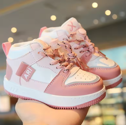Chaussures Hautes Antidérapantes pour Enfants - Sneakers GripKids
