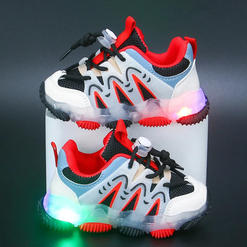 Chaussures "LuminoRun" pour enfant et bébé – Sneakers LED Respirantes