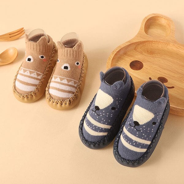Chaussures Souples Bébé Animaux Adorables - BébéPaws