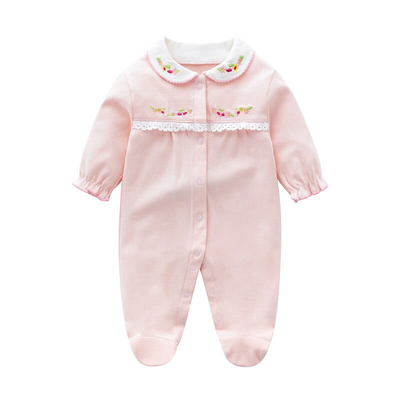 Combinaison bébé fille en coton - Cotonbébé