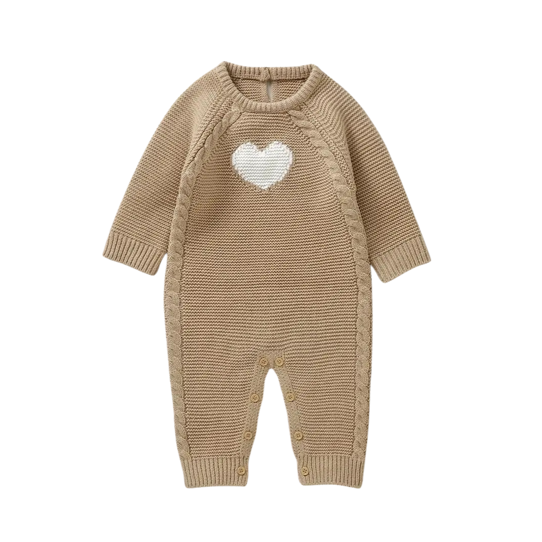 Combinaison bébé hiver Petit Coeur- ChaleurCâline