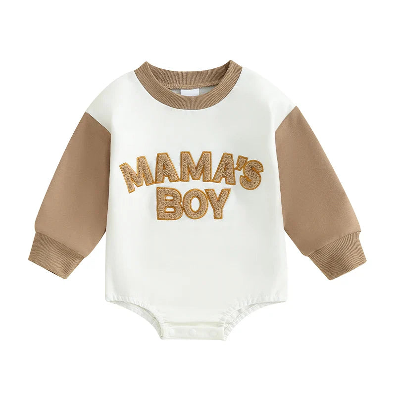 Combinaison en coton pour bébé "Mama's Boy" - Mamaboy
