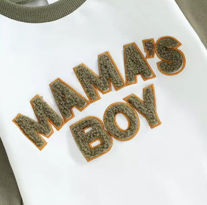 Combinaison en coton pour bébé "Mama's Boy" - Mamaboy