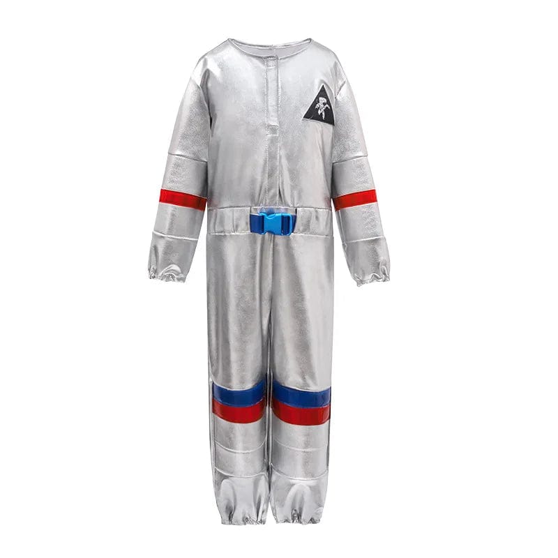 Costume Astronaute Enfant Métallique Ceinturé - AstroCombi
