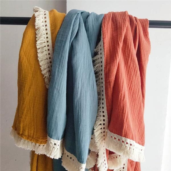 Couverture Bébé Gaze de Coton – DouceCocoon