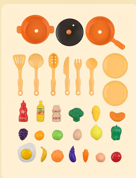 Cuisine Jouet avec Eau, Lumières et Sons Pour Petits Chefs dès 3 Ans - ChefEnfant