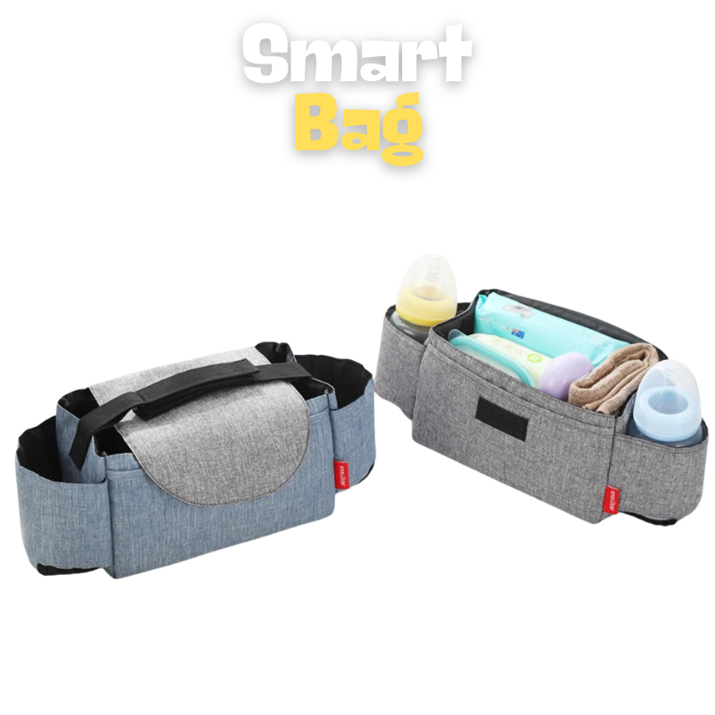 Sac Bébé Pratique – Fixation Poussette 20x12cm – PushyBag