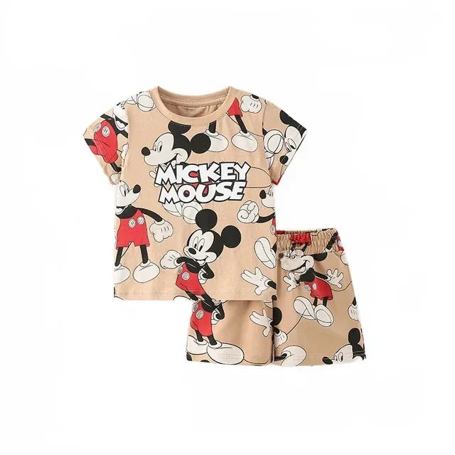 Ensemble T-shirt et Short Coordonnés pour Enfants (2 Pièces)