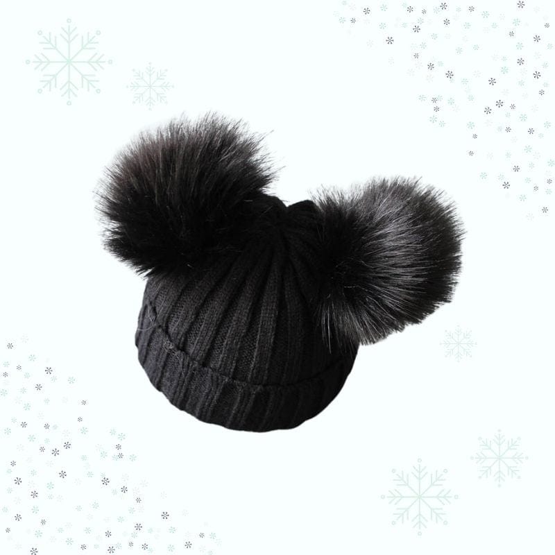 Ensemble hiver avec pompon Momotis - BébiChaudou