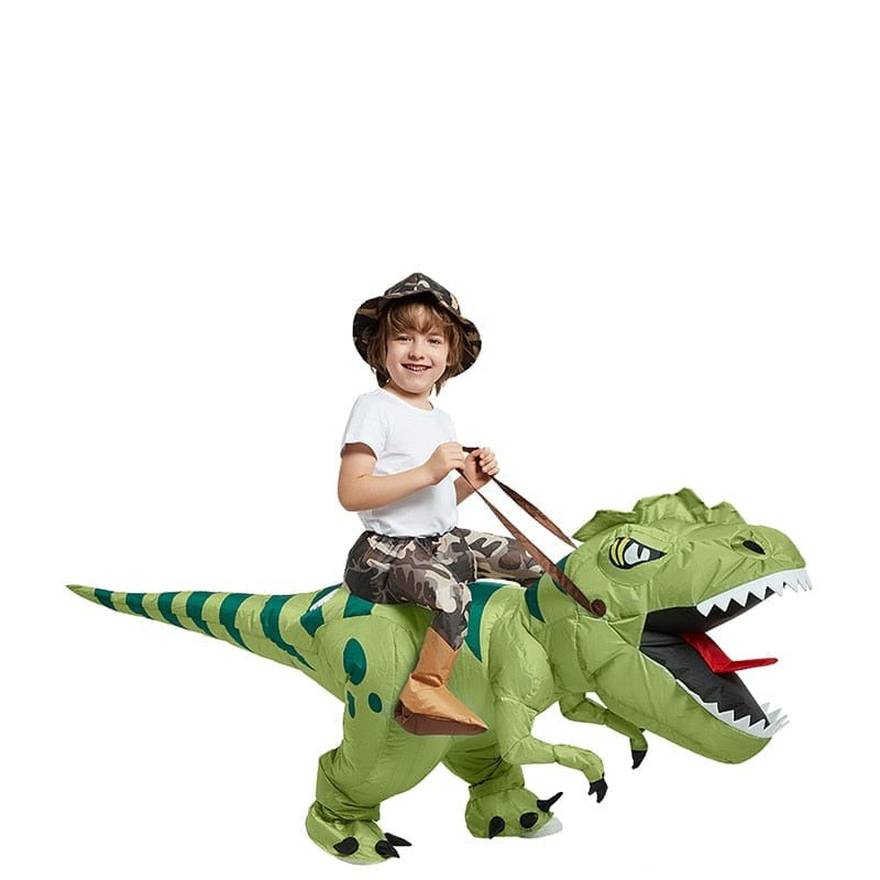 Costume dinosaure gonflable de carnaval