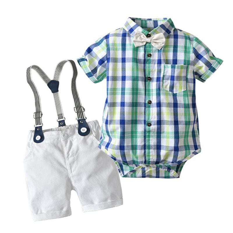 Tenue de fête ou anniversaire bébé à bretelles - BabyGlam