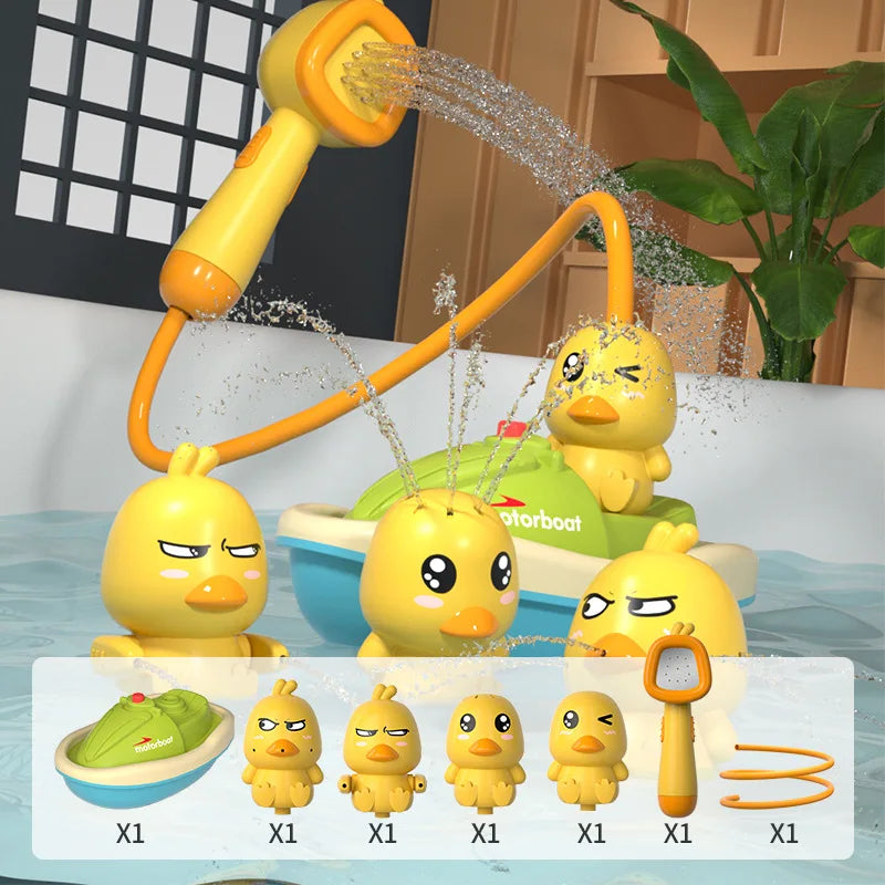 Jeu de Bain avec Canards Qui Arrosent pour Enfants et bébé - DuckSplash
