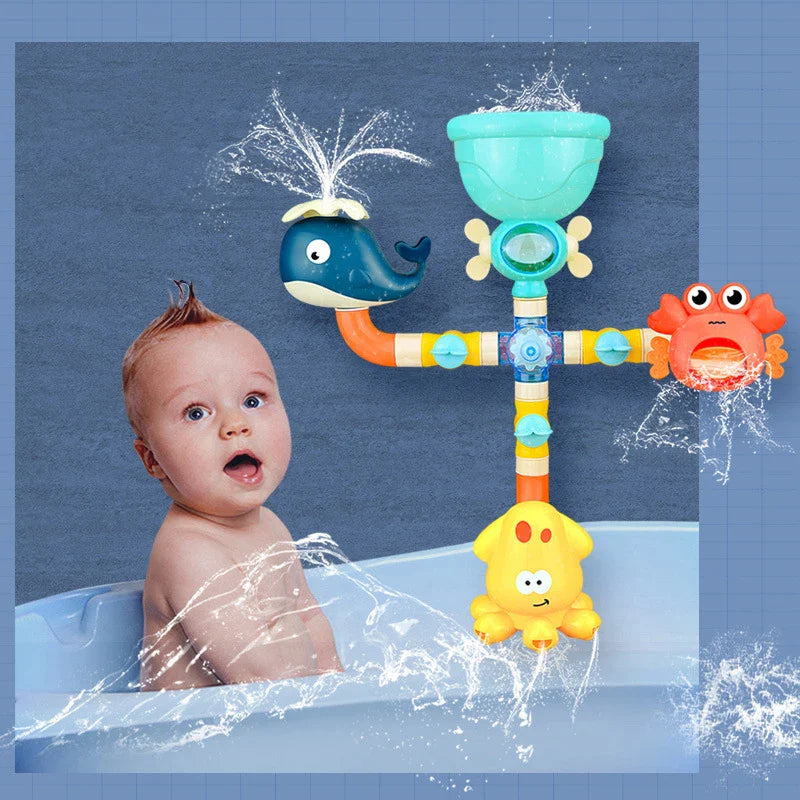 Jeu de Bain avec Pistolet en Forme d'Animaux Marins - SplashAnimals