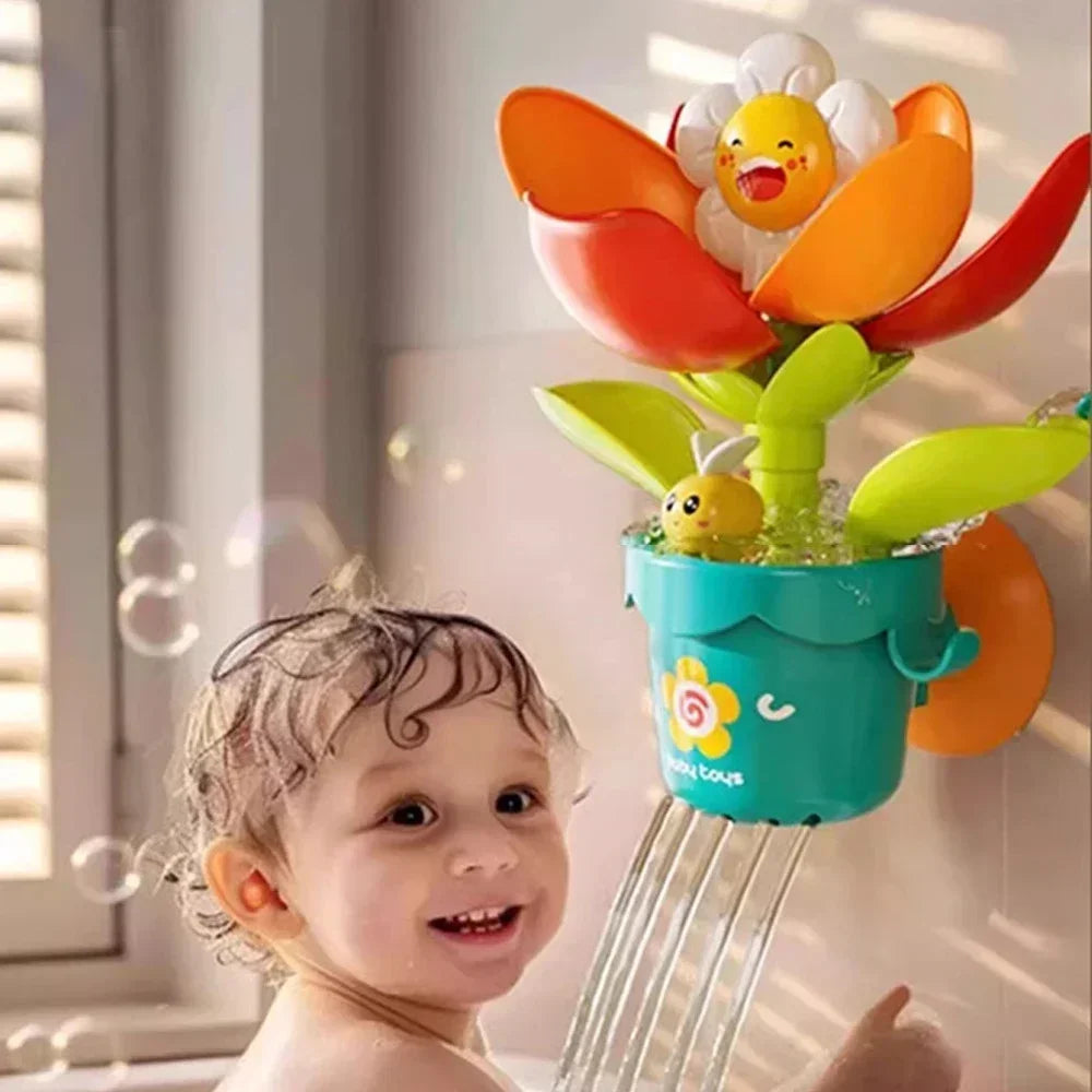 Jouet de Bain Pop-Up Soleil Fleur Arroseur pour Enfant - FloraSplash