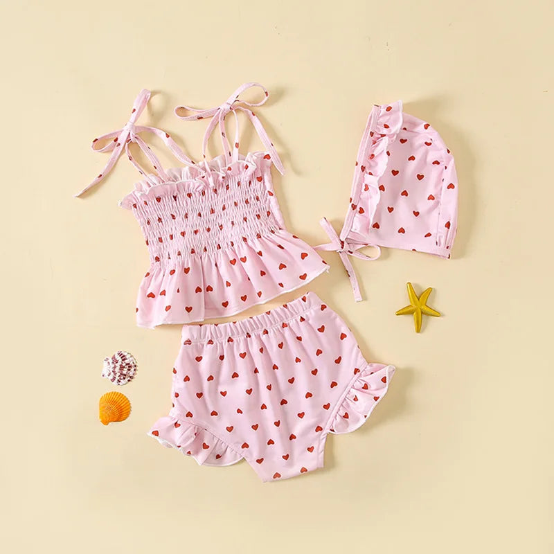 Maillot de Bain 3 Pièces Bébé Fille - SweetHeart