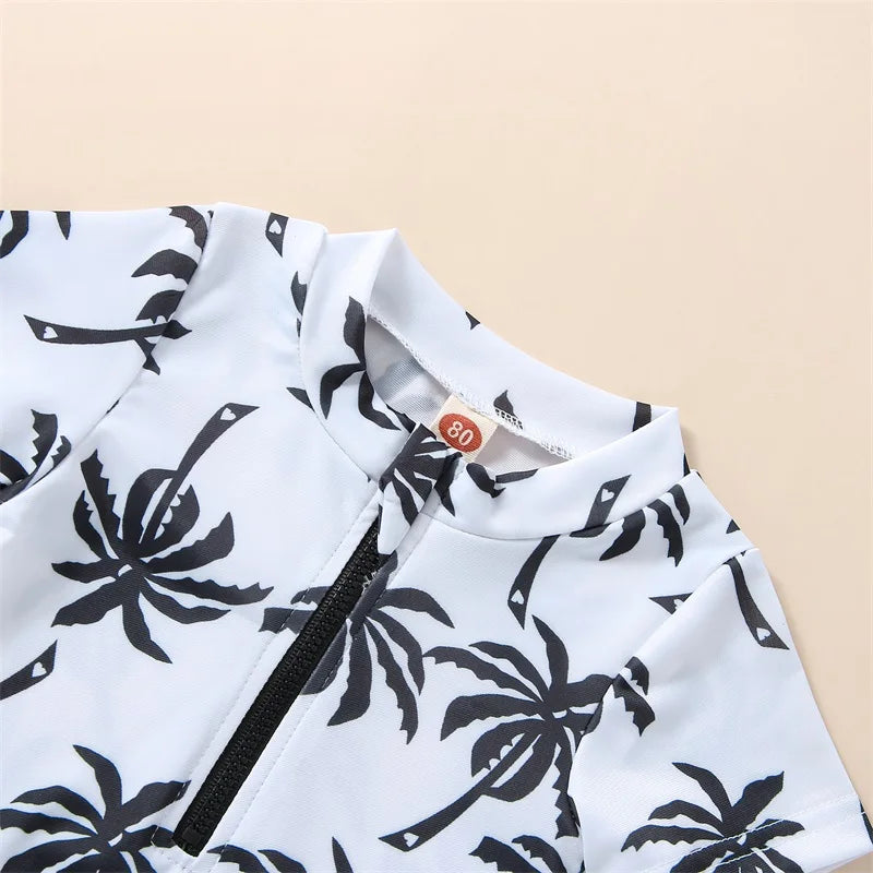 Maillot de Bain Nouveau-Né Garçon avec Chapeau - BébéVibe