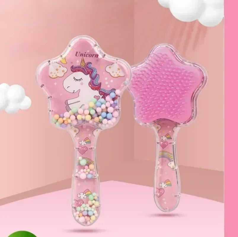 Peignes Magiques Étoile - Brosse Démêlante Licorne, Massage Antistatique - UnicornStarComb