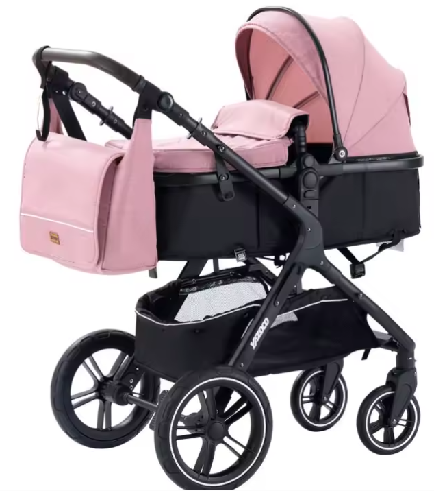 Poussette Bébé 3 en 1 avec Siège Auto et Nacelle – Offre Premium – Landauluxe