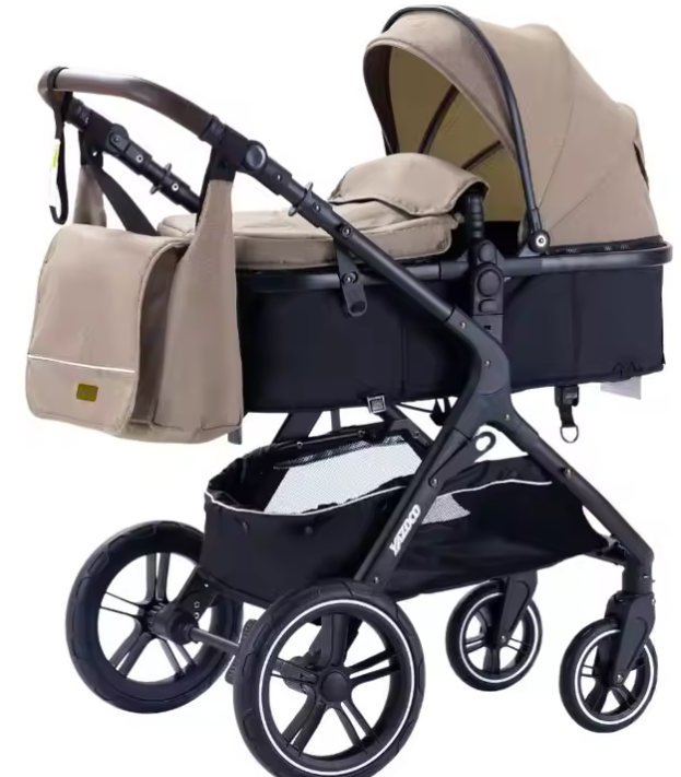 Poussette Bébé 3 en 1 avec Siège Auto et Nacelle – Offre Premium – Landauluxe