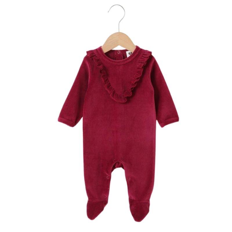Pyjama bébé en velours de créateurs Momotis - VelvetSnug