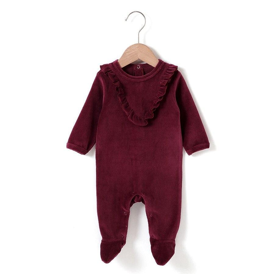 Pyjama bébé en velours de créateurs Momotis - VelvetSnug