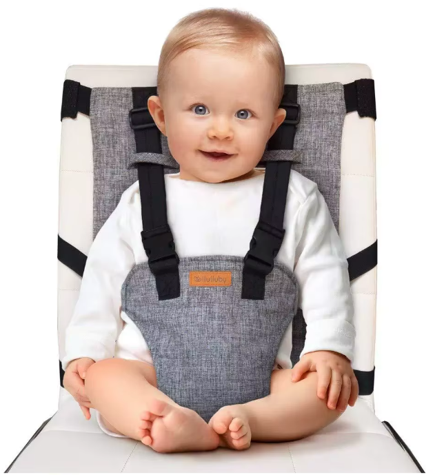 Rehausseur Bébé Chaise Haute de Voyage – Siège Portable Sécurisé et Pliable (0 à 3 ans) - Siègesécu