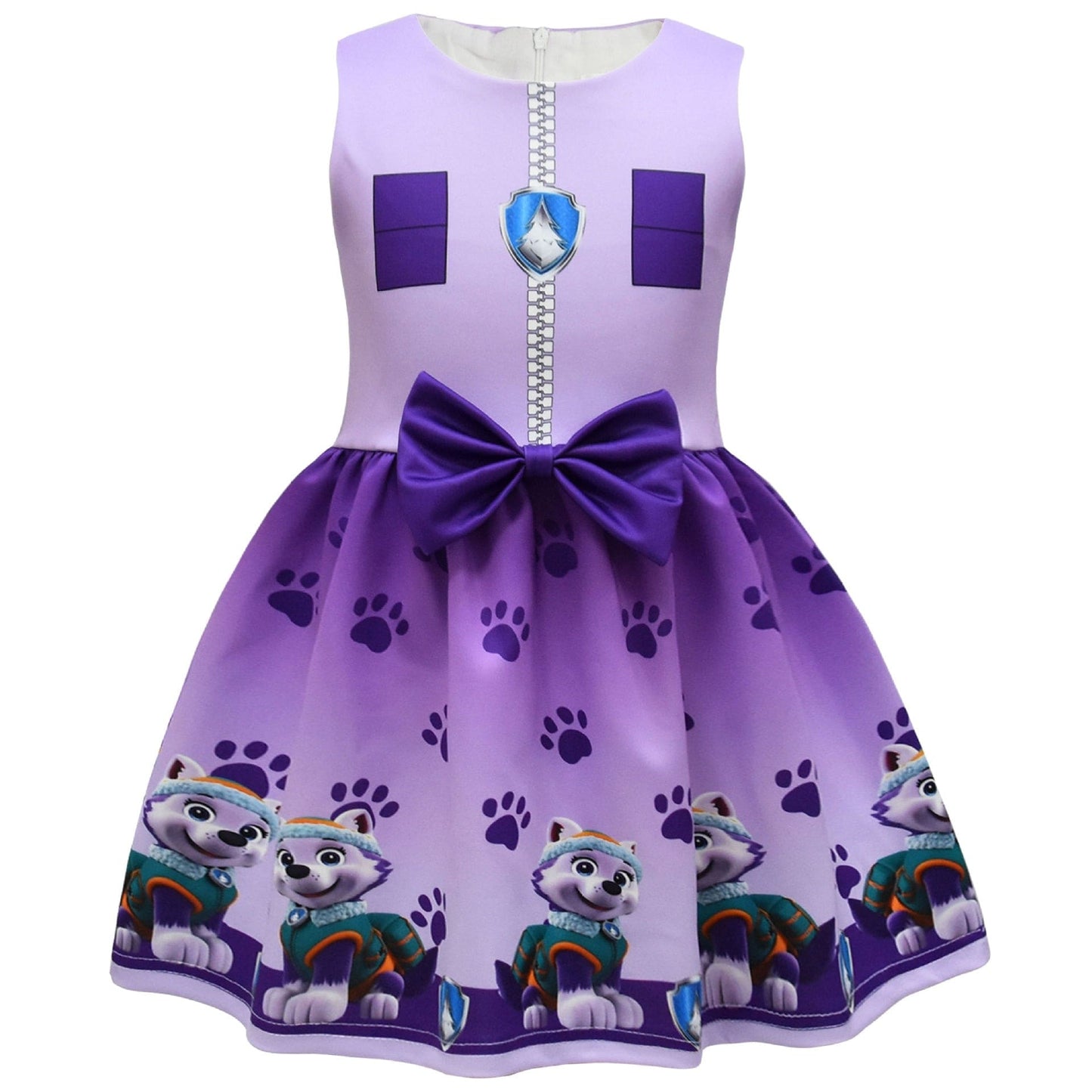 Robe Pat' Patrouille pour fille avec cape et masque - Cosplay
