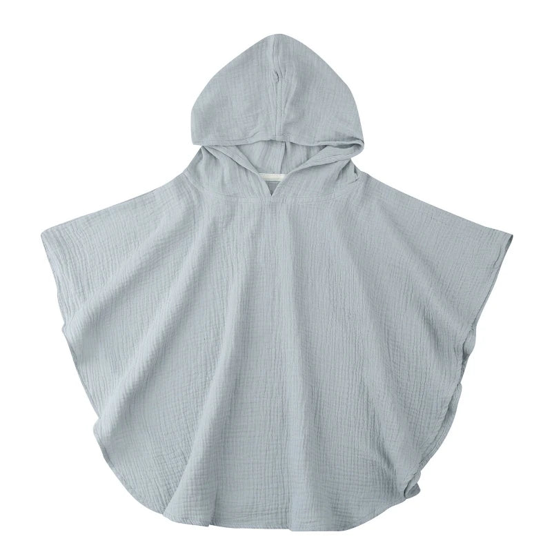 Poncho de Bain 100% Coton Bio, Pour 1-3 Ans - BébéDouce