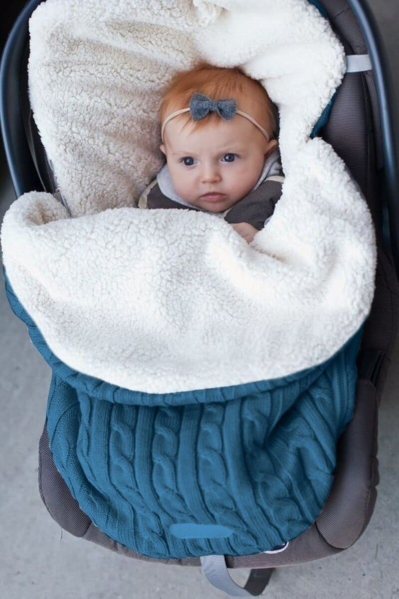 Sac de couchage bébé en laine et polaire - BabyCuddleSnuggler