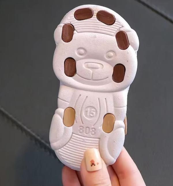 Sandales 3D Ourson pour Nouveau-Né - TinyBear