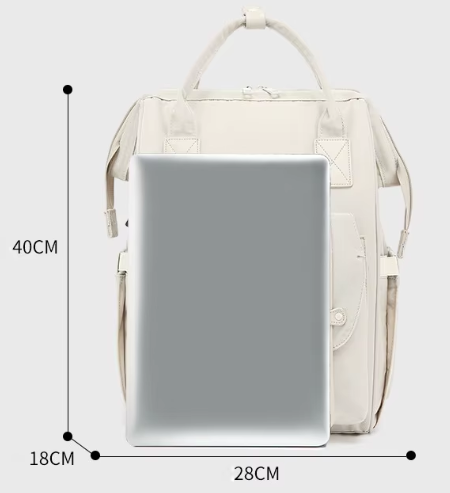 Sac à langer bleu à motifs jaunes, noir et rose - BabyCarry