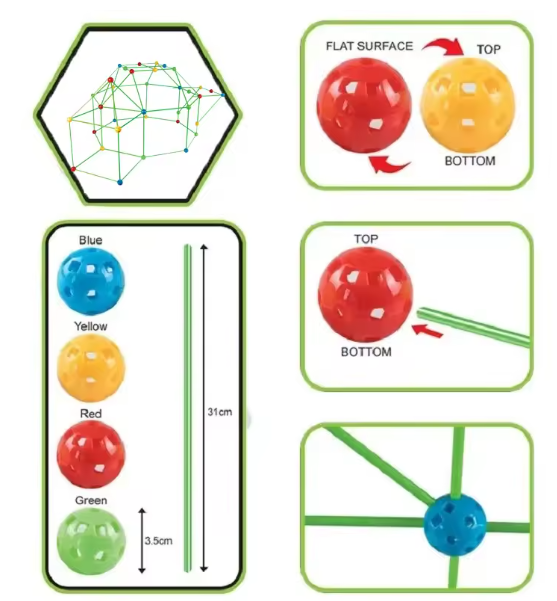 Kit de Construction de Forts et Tentes pour Enfants - KidsFort