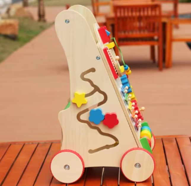 Jouet d'éveil trotteur en bois - TrotteurÉveil