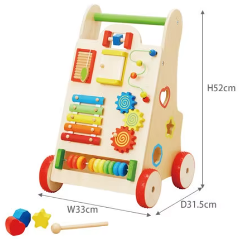 Jouet d'éveil trotteur en bois - TrotteurÉveil
