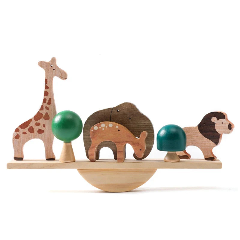 Jeu Montessori Équilibre et Couture en Bois - Equilivieux