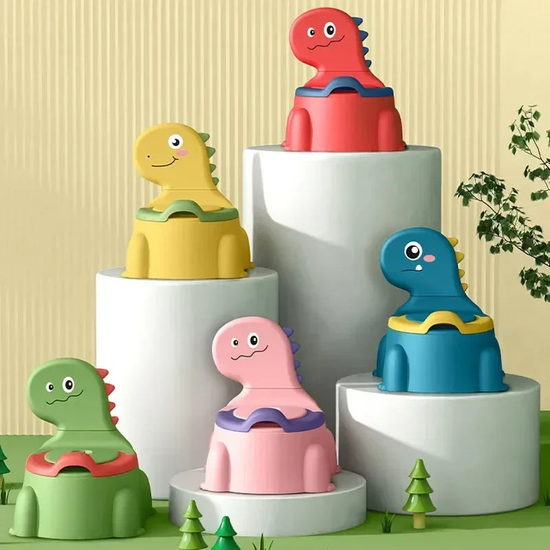Siège d'Apprentissage de Toilette pour Bébé - DinoPotSeat