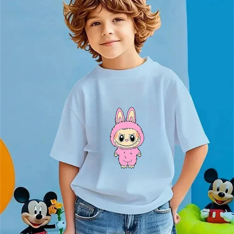 T-shirt Enfant Coton 100% Doux – Tailles 3 à 14 Ans – Plusieurs Couleurs