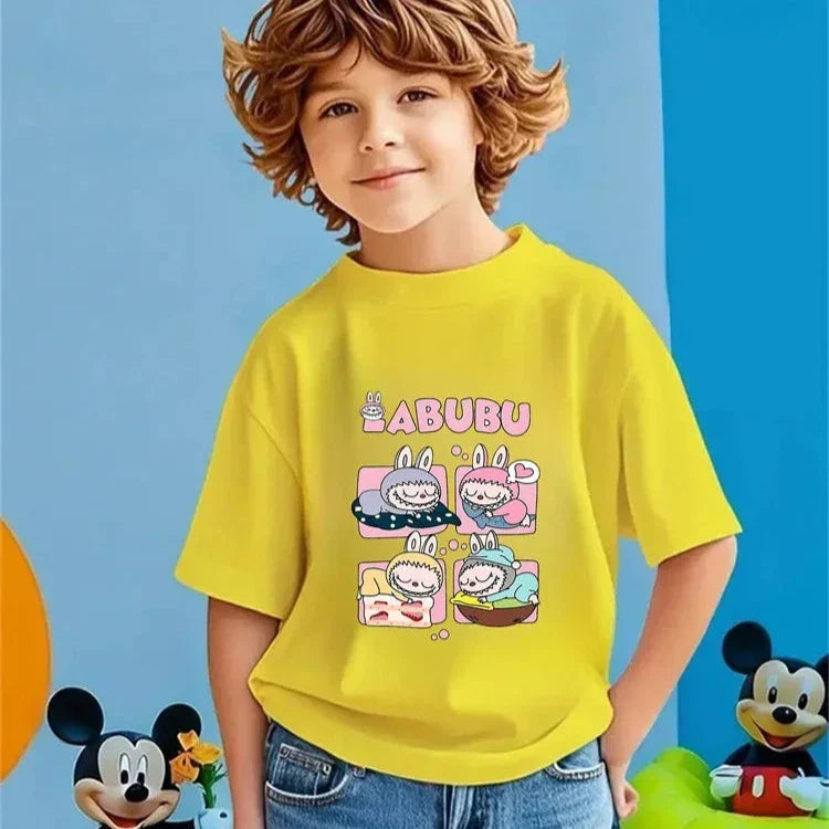 T-shirt Enfant Coton 100% Doux – Tailles 3 à 14 Ans – Plusieurs Couleurs