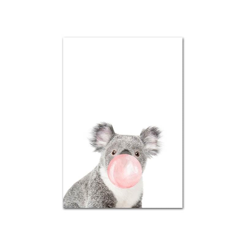 Tableau Animaux ChewingBubble de Momotis - ChewingBubble