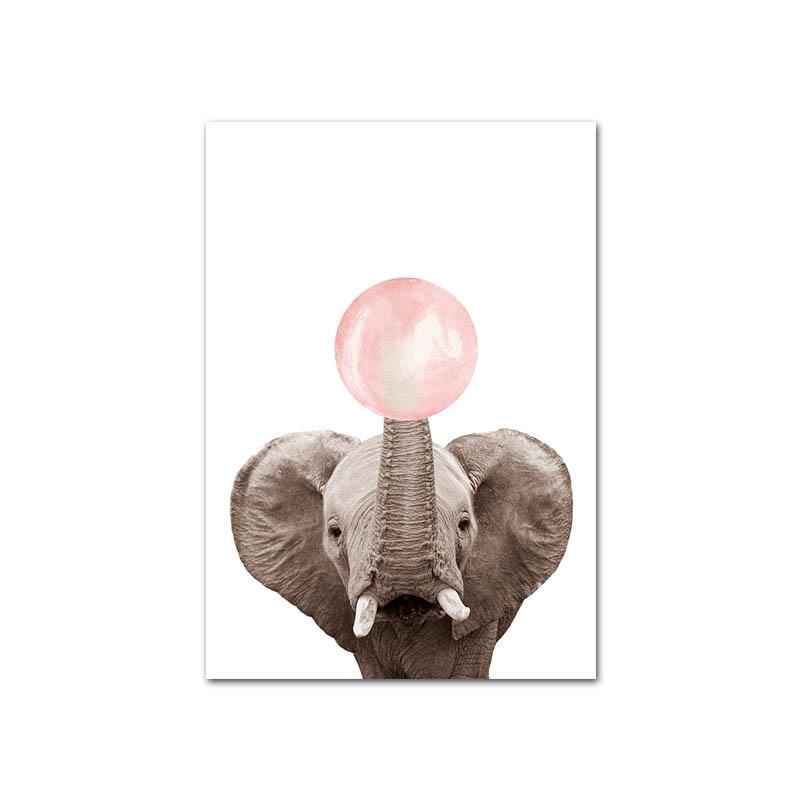 Tableau Animaux ChewingBubble de Momotis - ChewingBubble