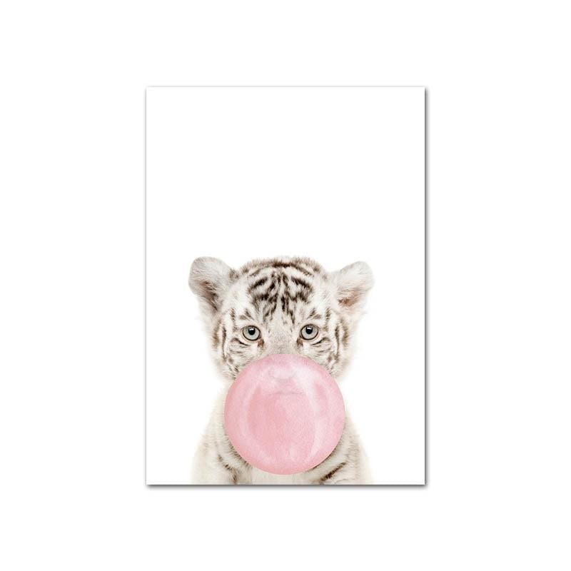 Tableau Animaux ChewingBubble de Momotis - ChewingBubble
