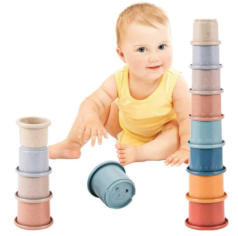 Tasses empilables en plastique pour bébé - Empilabébé