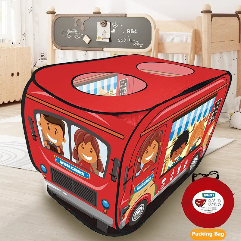 Tente Bus pour Bébé - Jeu d’Imitation Ludique -BébéBus