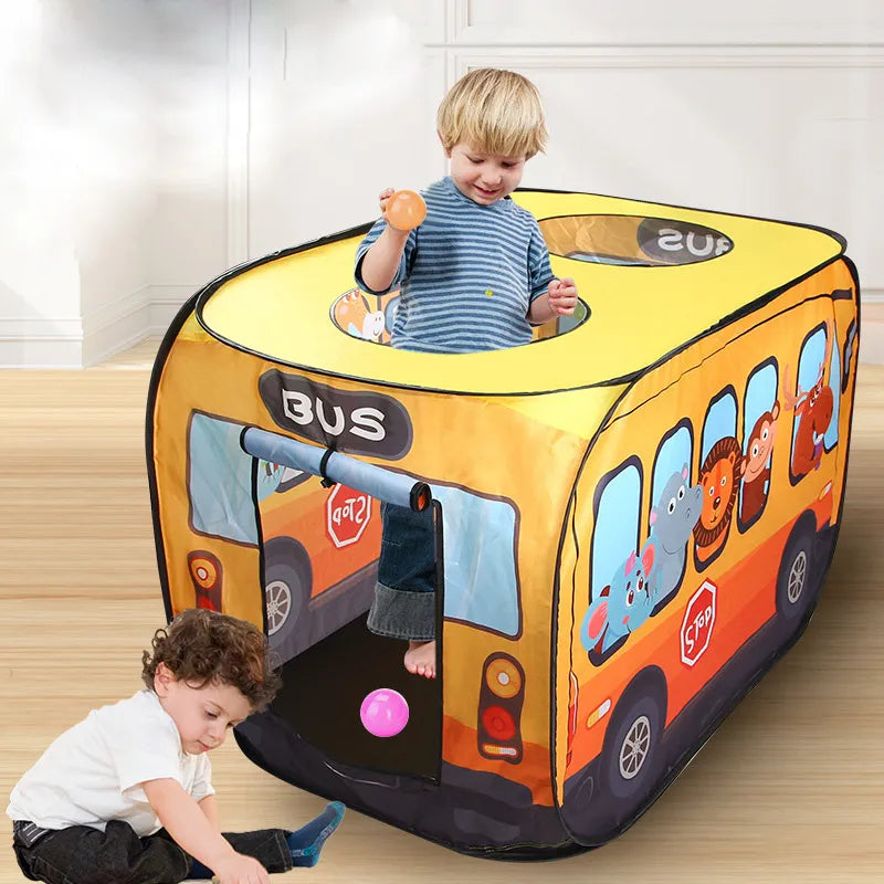 Tente Bus pour Bébé - Jeu d’Imitation Ludique -BébéBus